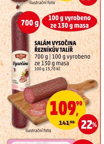 Salám Vysočina Řezníkův talíř - Penny Market aktualniletaky.eu