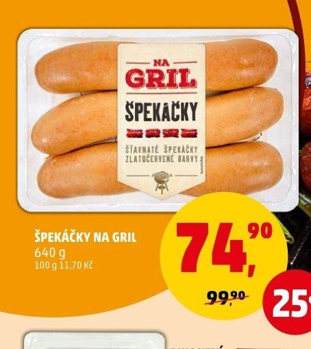 ŠPEKÁČKY NA GRIL - Penny Market aktualniletaky.eu