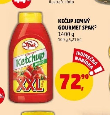 KEČUP JEMNÝ GOURMET SPAK - Penny Market aktualniletaky.eu