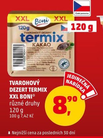 TVAROHOVÝ DEZERT TERMIX XXL BONI - Penny Market aktualniletaky.eu
