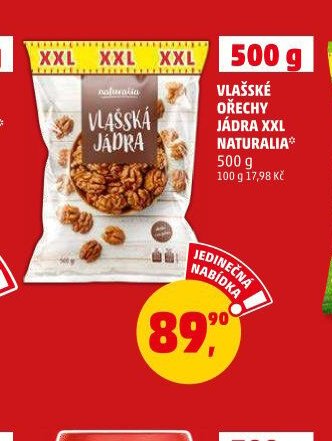 VLAŠSKÉ OŘECHY JÁDRA XXL NATURALIA 500 g - Penny Market aktualniletaky.eu