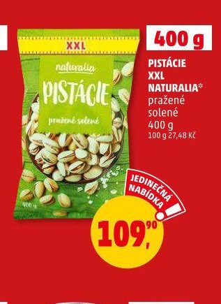 PISTÁCIE XXL NATURALIA 400 g - Penny Market aktualniletaky.eu