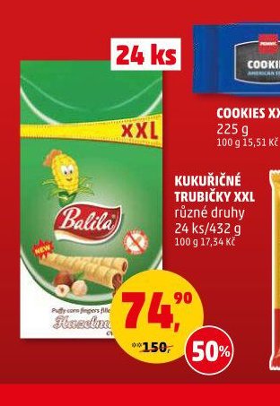 KUKUŘIČNÉ TRUBIČKY XXL BALILA 24 ks - Penny Market aktualniletaky.eu