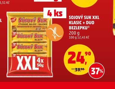 SÓJOVÝ SUK XXL KLASIC + DUO BEZLEPKU 4 ks - Penny Market aktualniletaky.eu