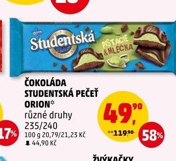 Čokoláda Studentská pečeť - Penny Market aktualniletaky.eu