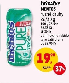 Žvýkačky Mentos - Penny Market aktualniletaky.eu