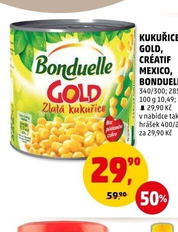 KUKUŘICE GOLD, CRÉATIF MEXICO, BONDUELLE - Penny Market aktualniletaky.eu