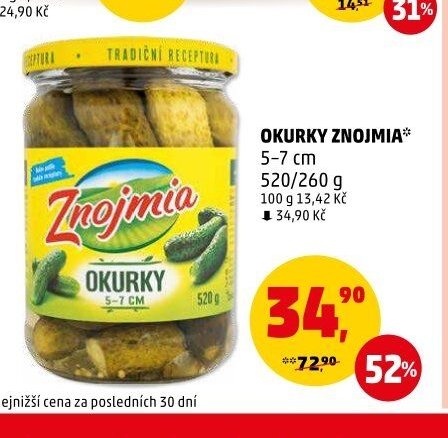 OKURKY ZNOJMIA - Penny Market aktualniletaky.eu