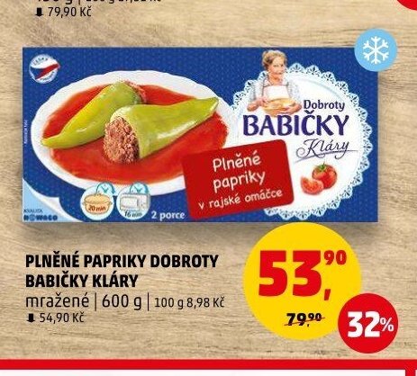 PLNĚNÉ PAPRIKY DOBROTY BABIČKY KLÁRY - Penny Market aktualniletaky.eu