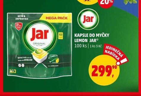 Kapsle do myčky Jar - Penny Market aktualniletaky.eu