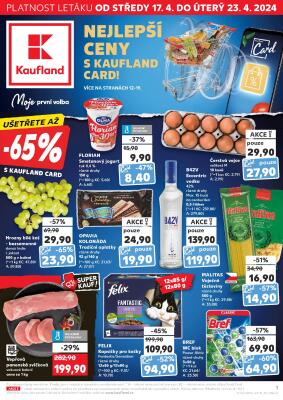 aktuální leták Kaufland 17.4.2024-23.4.2024