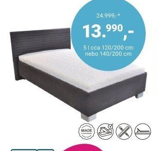 ČALOUNĚNÁ POSTEL „COMO“