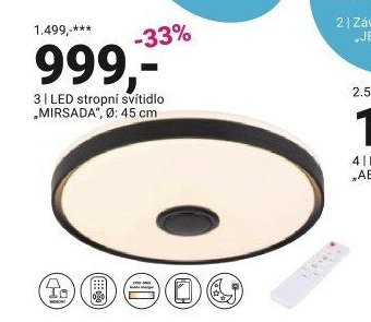 LED stropní svítidlo MIRSADA