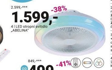 LED stropní svítidlo ABELINA