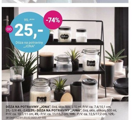 Dóza na potraviny „JONA“