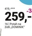 Potah na židli DOMINIK