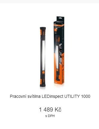 Pracovní svítilna LEDinspect UTILITY 1000