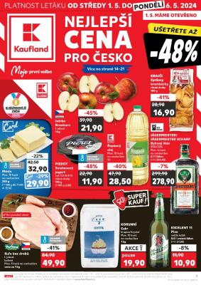 aktuální leták Kaufland 1.5.2024-6.5.2024