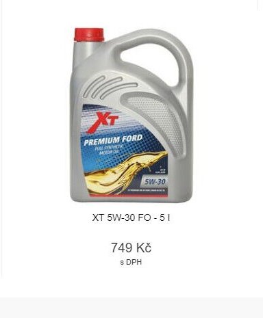 XT 5W-30 FO - 5 l