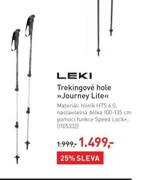 LEKI Trekingové hole »Journey Lite« - Intersport aktualniletaky.eu