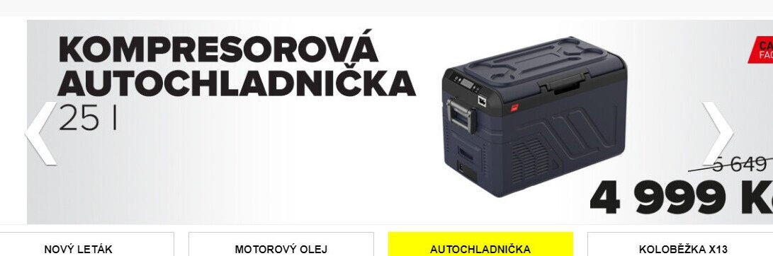 Kompresorová autochladnička 25 l