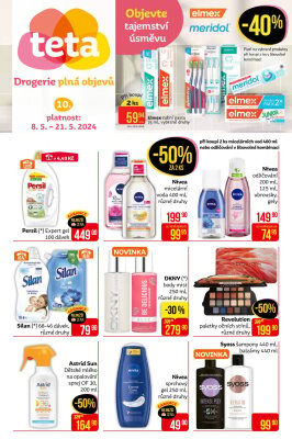 aktuální leták Teta drogerie 8.5.2024-21.5.2024