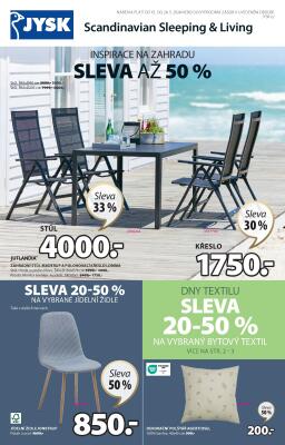 aktuální leták Jysk 15.5.2024-28.5.2024