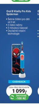 Oral B Vitality Pro Kids Spiderman - Planeo aktualniletaky.eu
