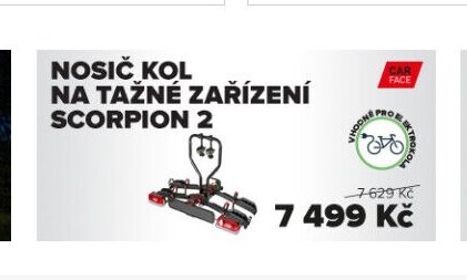 NOSIČ KOL NA TAŽNÉ ZAŘÍZENÍ SCORPION 2