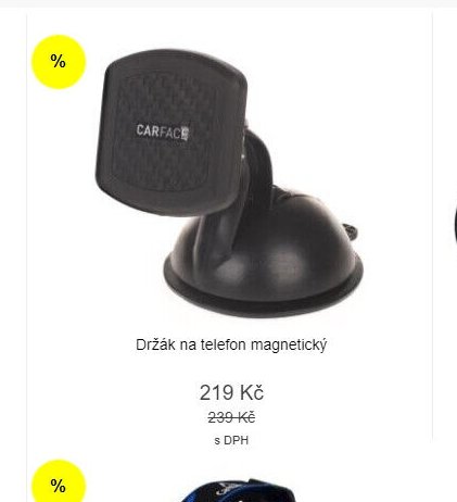 Držák na telefon magnetický