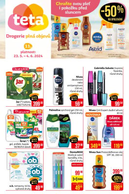 aktuální leták Teta drogerie 23.5.2024-4.6.2024