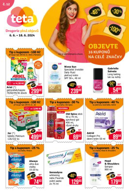 aktuální leták Teta drogerie 6.6.2024-18.6.2024