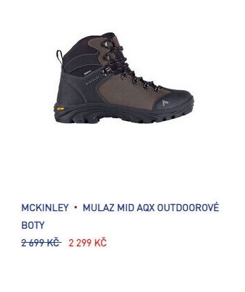 MCKINLEY - MULAZ MID AQX OUTDOOROVÉ BOTY - Intersport aktualniletaky.eu