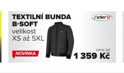 Textilní bunda B-SOFT