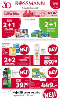 aktuální leták ROSSMANN drogerie 19.6.2024-2.7.2024