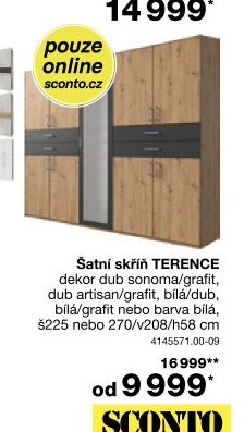 Šatní skříň TERENCE - Jysk aktualniletaky.eu