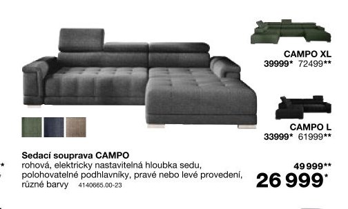 Sedací souprava CAMPO - Jysk aktualniletaky.eu