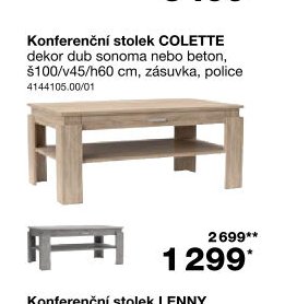 Konferenční stolek COLETTE - Jysk aktualniletaky.eu
