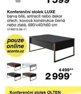 Konferenční stolek LUXE - Jysk aktualniletaky.eu