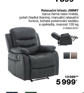 Relaxační křeslo JIMMY - Jysk aktualniletaky.eu