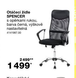 Otáčecí židle SPENCER - Jysk aktualniletaky.eu