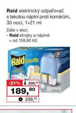 Raid elektrický odpařovač - Barvy a laky drogerie aktualniletaky.eu