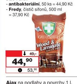 Green Shield úklidové vlhčené ubrousky - Barvy a laky drogerie aktualniletaky.eu