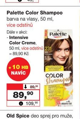Palette Color Shampoo barva na vlasy, 50 ml - Barvy a laky drogerie aktualniletaky.eu
