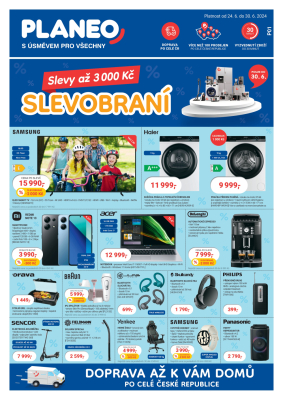 aktuální leták Planeo 24.6.2024-30.6.2024