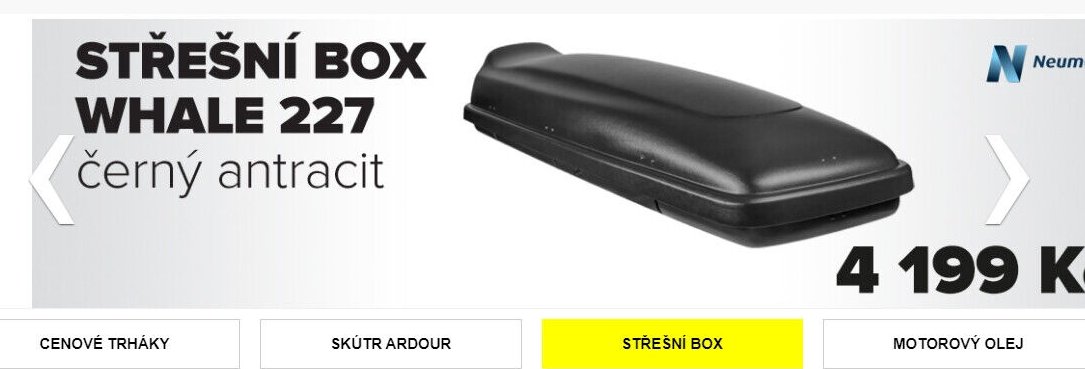 Střešní box WHALE 227