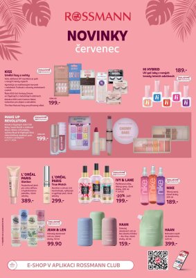aktuální leták ROSSMANN drogerie 1.7.2024-31.7.2024