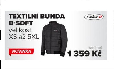 Textilní bunda B-SOFT