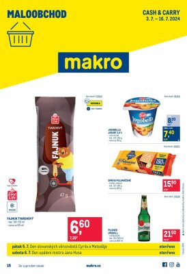 aktuální leták Makro 3.7.2024-16.7.2024
