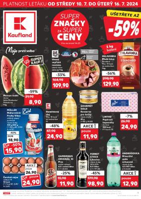 aktuální leták Kaufland 10.7.2024-16.7.2024